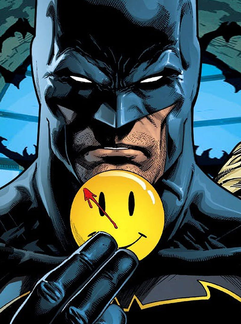 Batman and watchmen, comic, illustration, ilustracion, smile, trinchamonas,  HD phone wallpaper | Peakpx