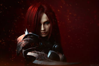 Live Wallpaper-WORLD (Katarina League of Legends) Asinjuasflora -  Illustrations ART street