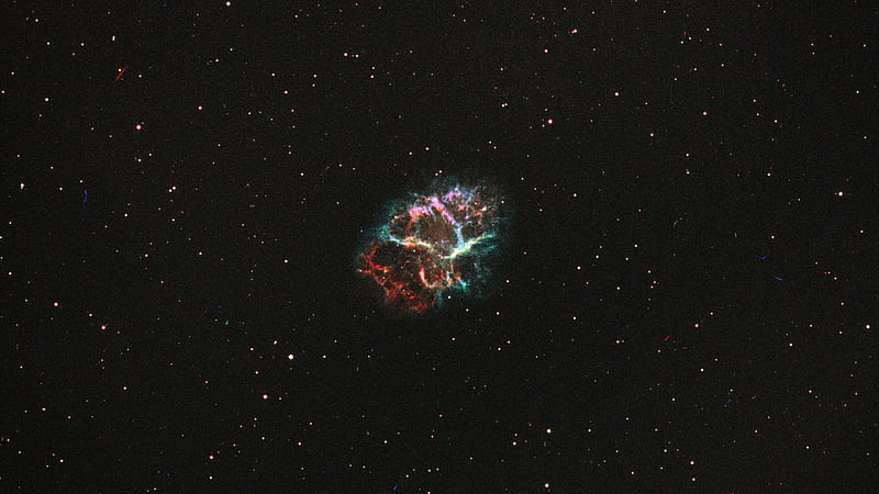 Black Crab Nebula Stars Space, HD wallpaper