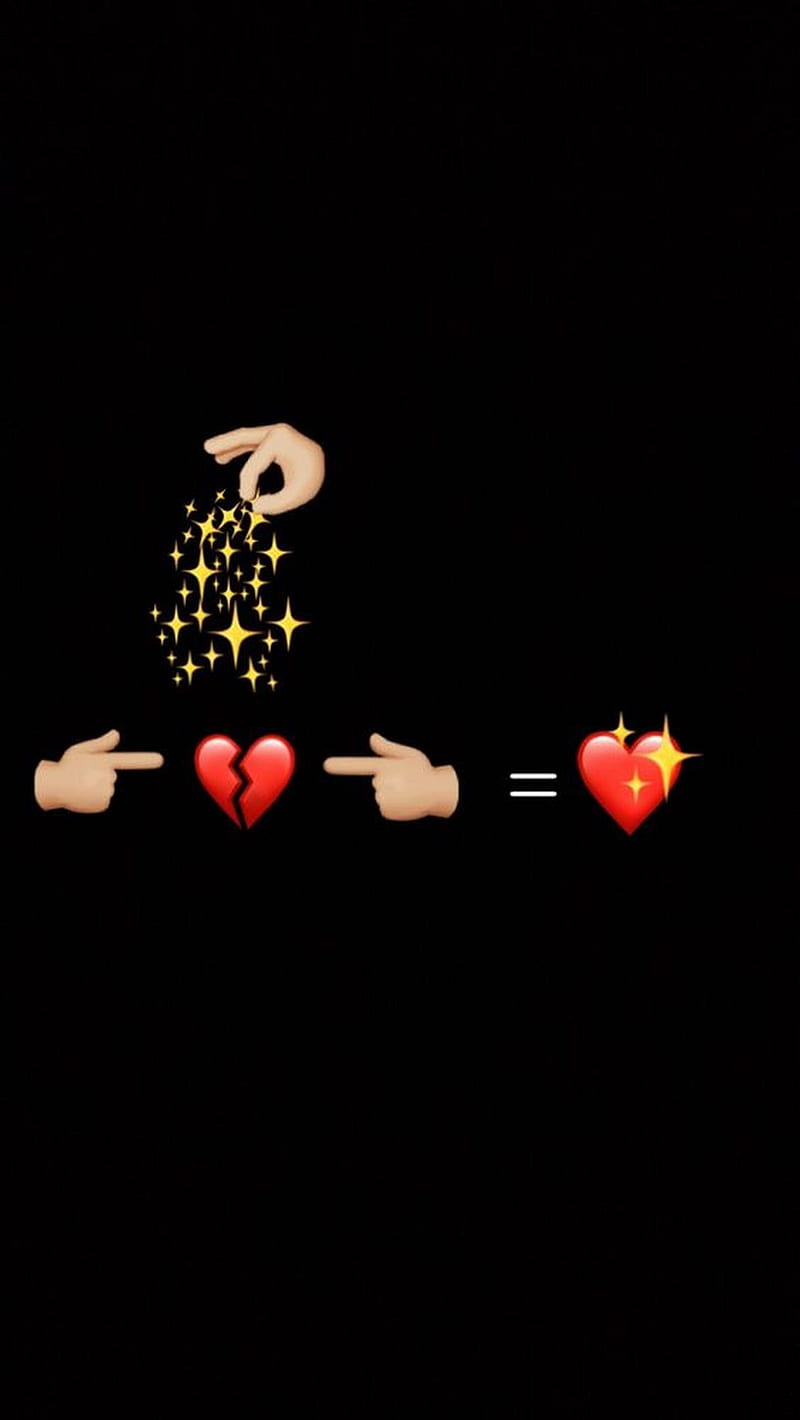 Emotion, gold, hand, heart, money, power, red, HD phone wallpaper