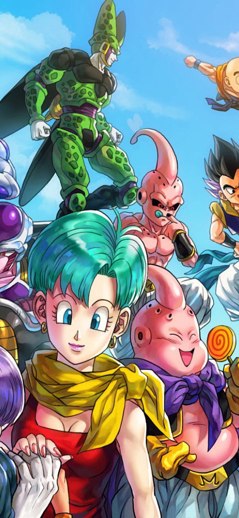 Ilustraciones de la saga de Majin Boo. - Dragon Ball Universe