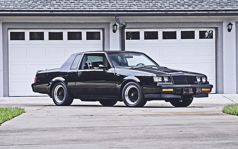 Buick Grand National muscle cars, 1986 cars, retro cars, american cars, 1986 Buick Grand National, Buick, HD wallpaper