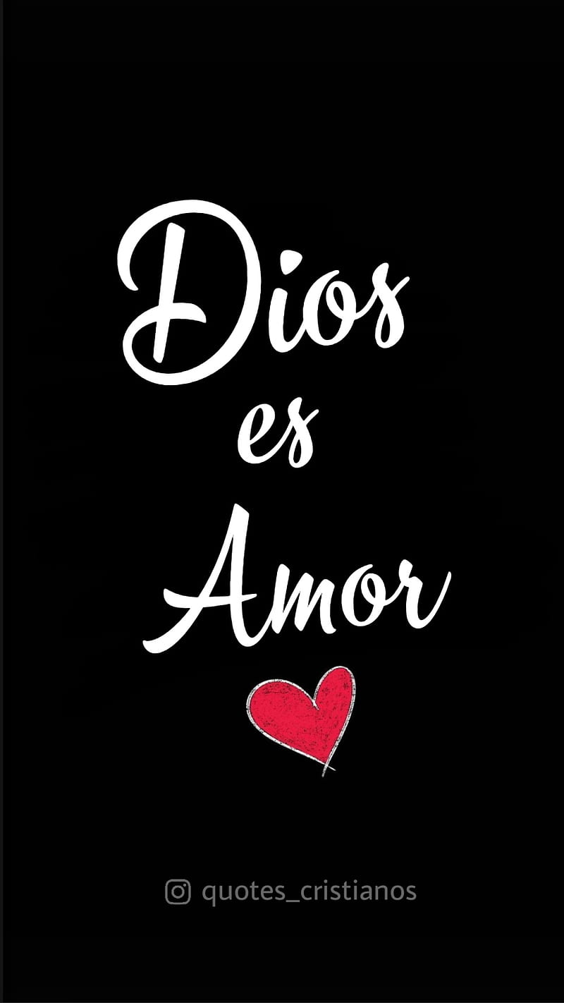Dios es Amor, bible, biblia, frases, god, jesus, love, HD phone wallpaper |  Peakpx