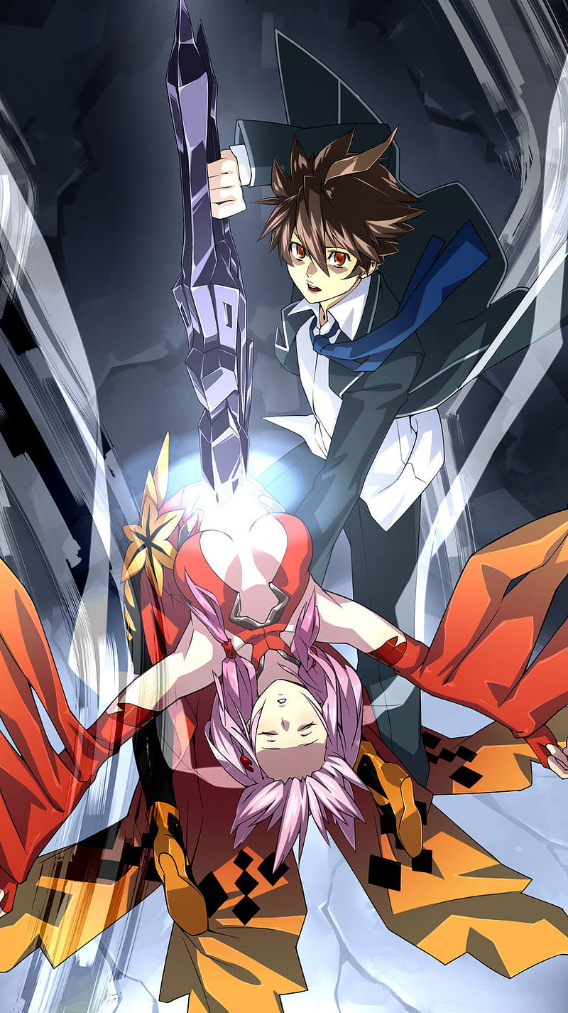 Wallpaper girl, anime, guilty crown, inori for mobile and desktop