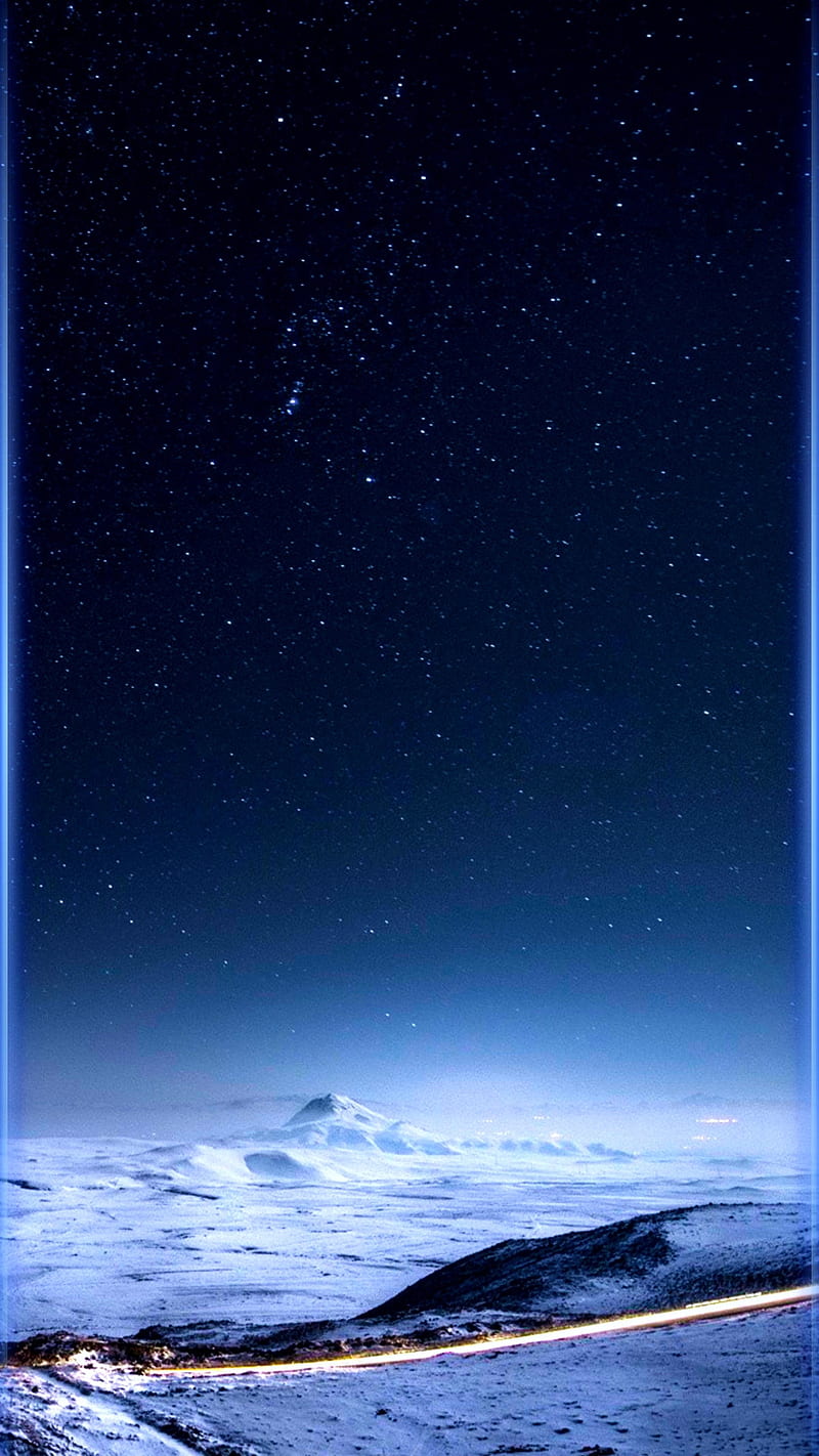 Galaxy s9 , blue, canyon, edge, grand infinity, milky, space, stills, walk, HD phone wallpaper