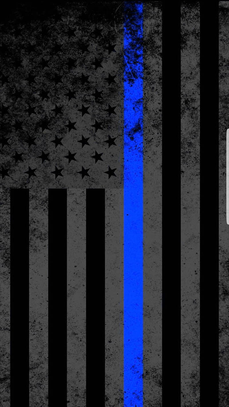 Cop American Flag, blue, christian, cross, crosses, three, HD phone wallpaper