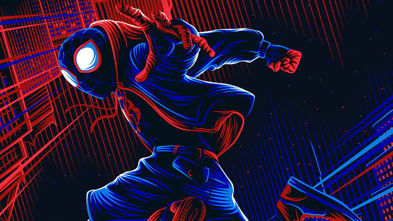 Spiderman Illustration , spiderman, superheroes, artist, artwork, digital-art, behance, HD wallpaper