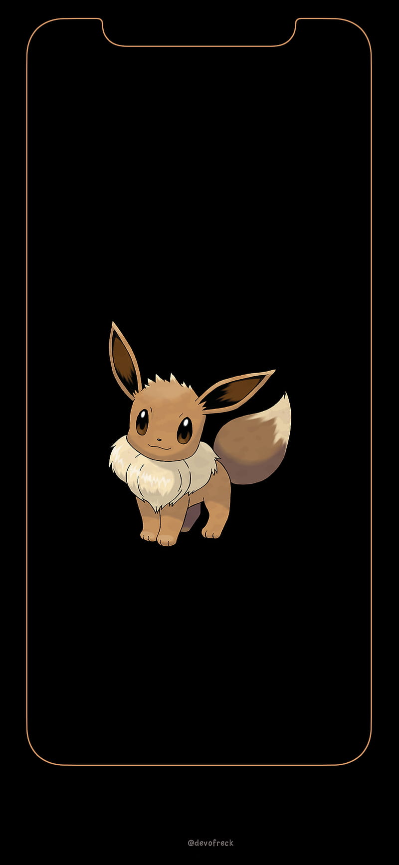 In Anticipation For Pokemon Let's Go Pikachu And Let's Go Eevee I Have Made IPhone X : R Iphone, Eevee Dark, HD phone wallpaper