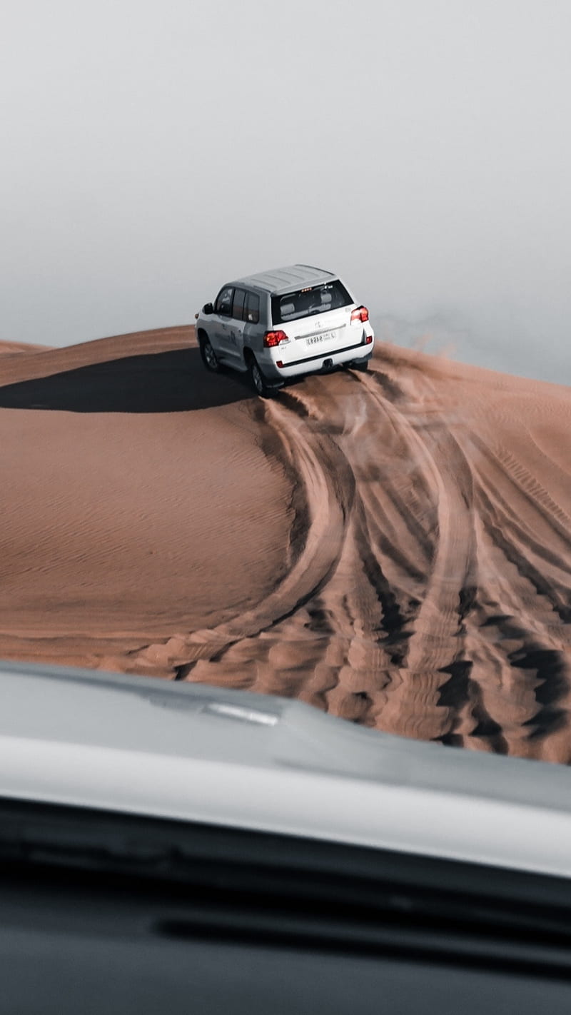 Desert safari Dubai, car, desertsafari, joyride, landcruiser, sandunes,  send, HD phone wallpaper | Peakpx