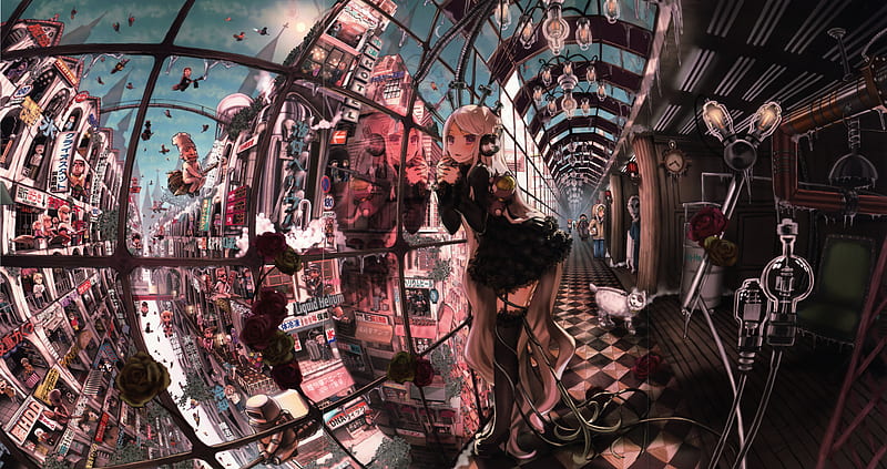 Manga Glass Houses , anime-girl, anime, artist, artwork, digital-art, HD wallpaper
