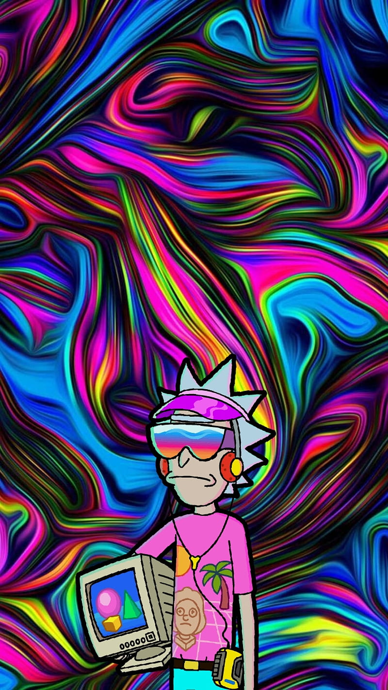 trippy rick and morty live wallpaper｜TikTok Search