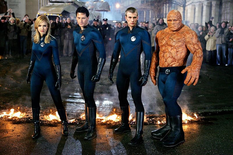 Jessica Alba, Movie, Reed Richards, Human Torch (Marvel Comics), Invisible Woman, Johnny Storm, Mister Fantastic, Susan Storm, Thing (Marvel Comics), Fantastic Four, Ben Grimm, HD wallpaper