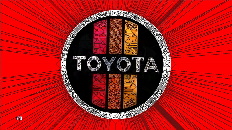 Toyota 70s emblem, Toyota Logo, Toyota , Toyota motors, Toyota Background, Toyota, Toyota emblem, HD wallpaper