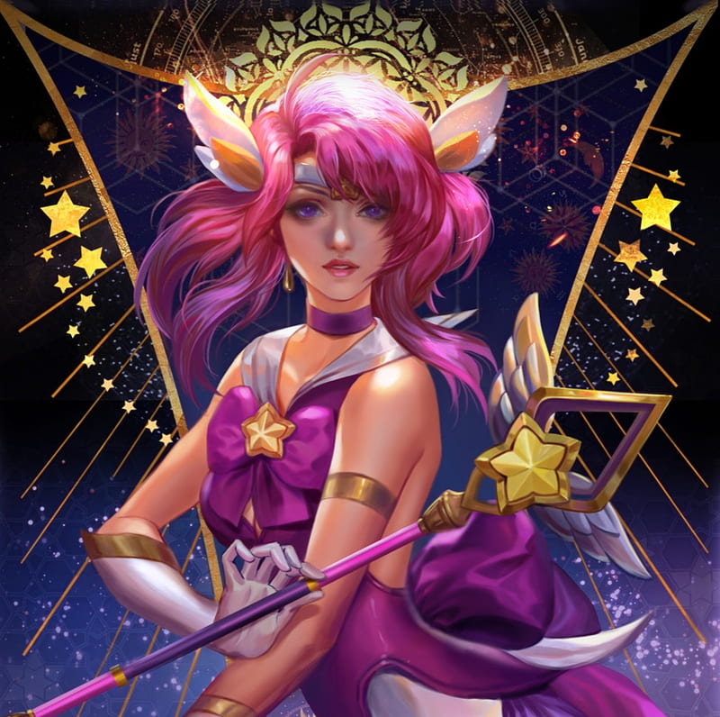 Lux girl. Star Guardian Lux. Люкс гёрл. Star Guardian Lux Art. Star Guardian Lux Wallpaper.