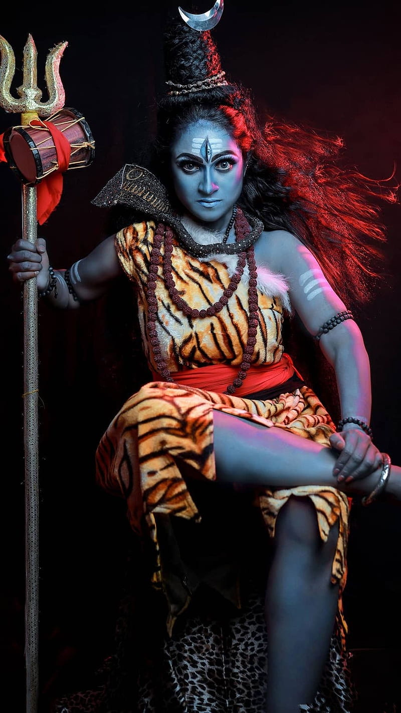 Remya krishnan, shiva avatar, model, HD phone wallpaper | Peakpx