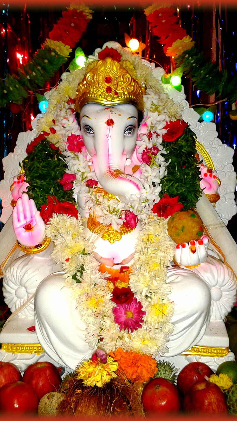 Ganesha, ganesh, ganpati, god, jai ganesh, lord, HD phone wallpaper