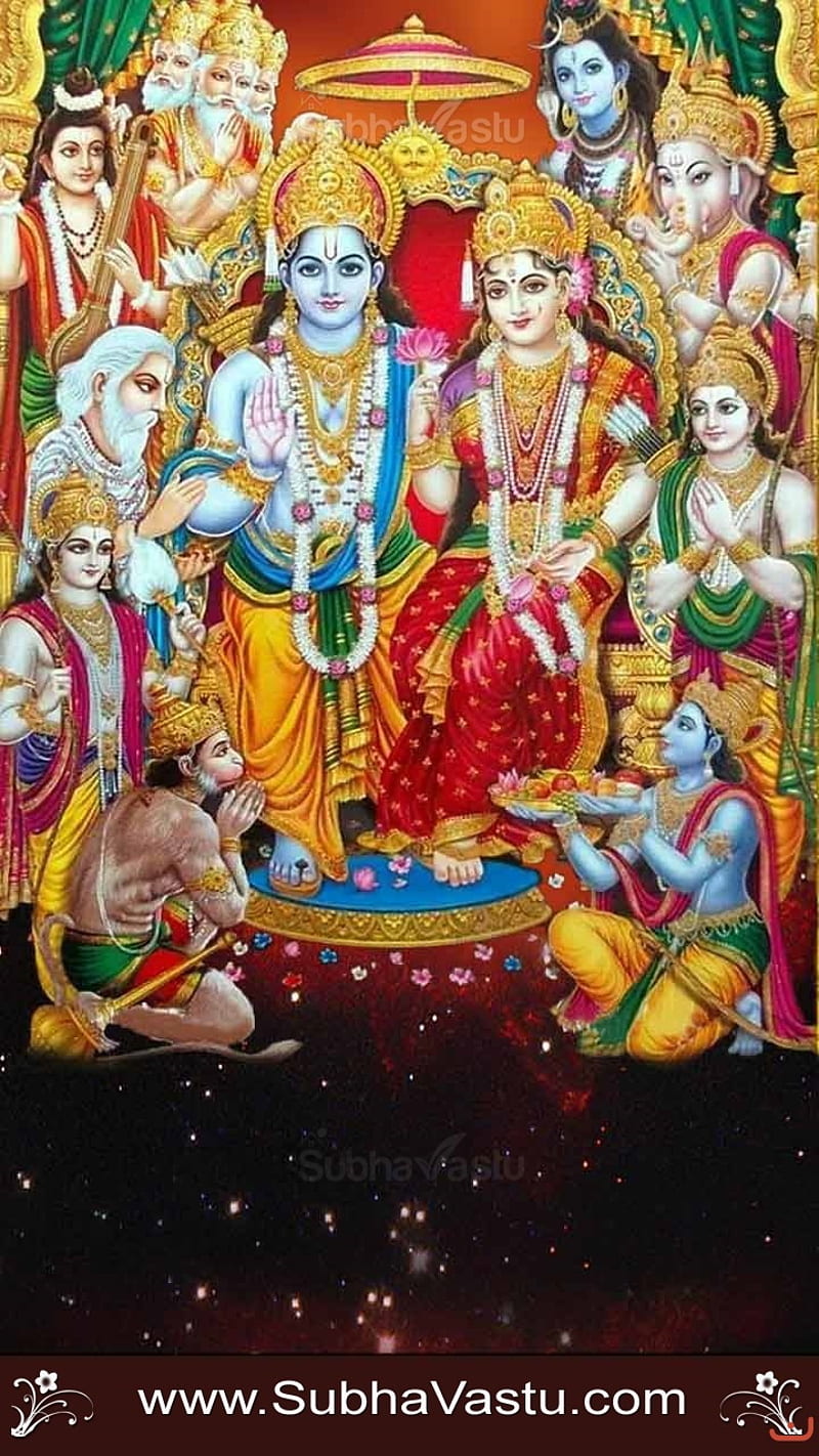 Ram Navami, hanuman, jai sri ram, lakshman, lord ram, sita, HD phone  wallpaper | Peakpx