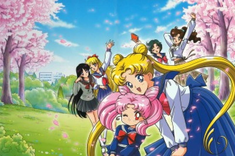 Sailor Moon Sakura Chibiusa Ami Mizuno Aino Minako Usagi Tsukino Happy Hd Wallpaper Peakpx