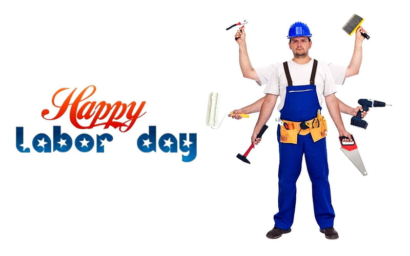 Labor Day And Construction Worker, Construction Workers, HD wallpaper