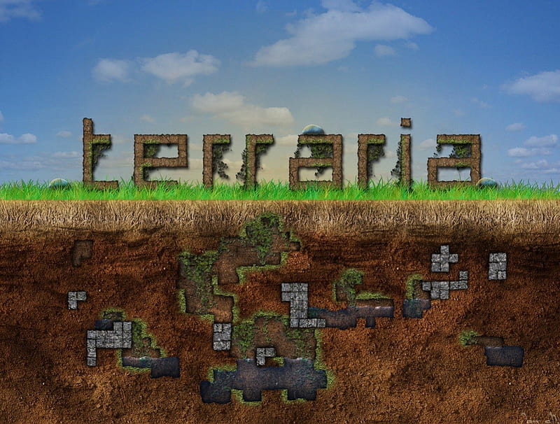 Terraria, dirt, terraria, sky, wood, HD wallpaper | Peakpx