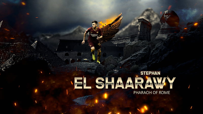 Stephan El Shaarawy, soccer, italian, as roma, football, roma, el shaarawy, HD wallpaper