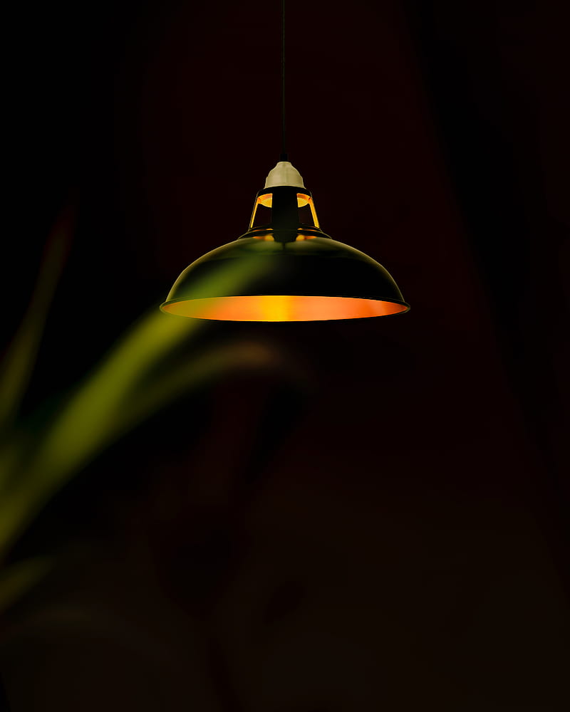 lantern, chandelier, dark, glow, HD phone wallpaper