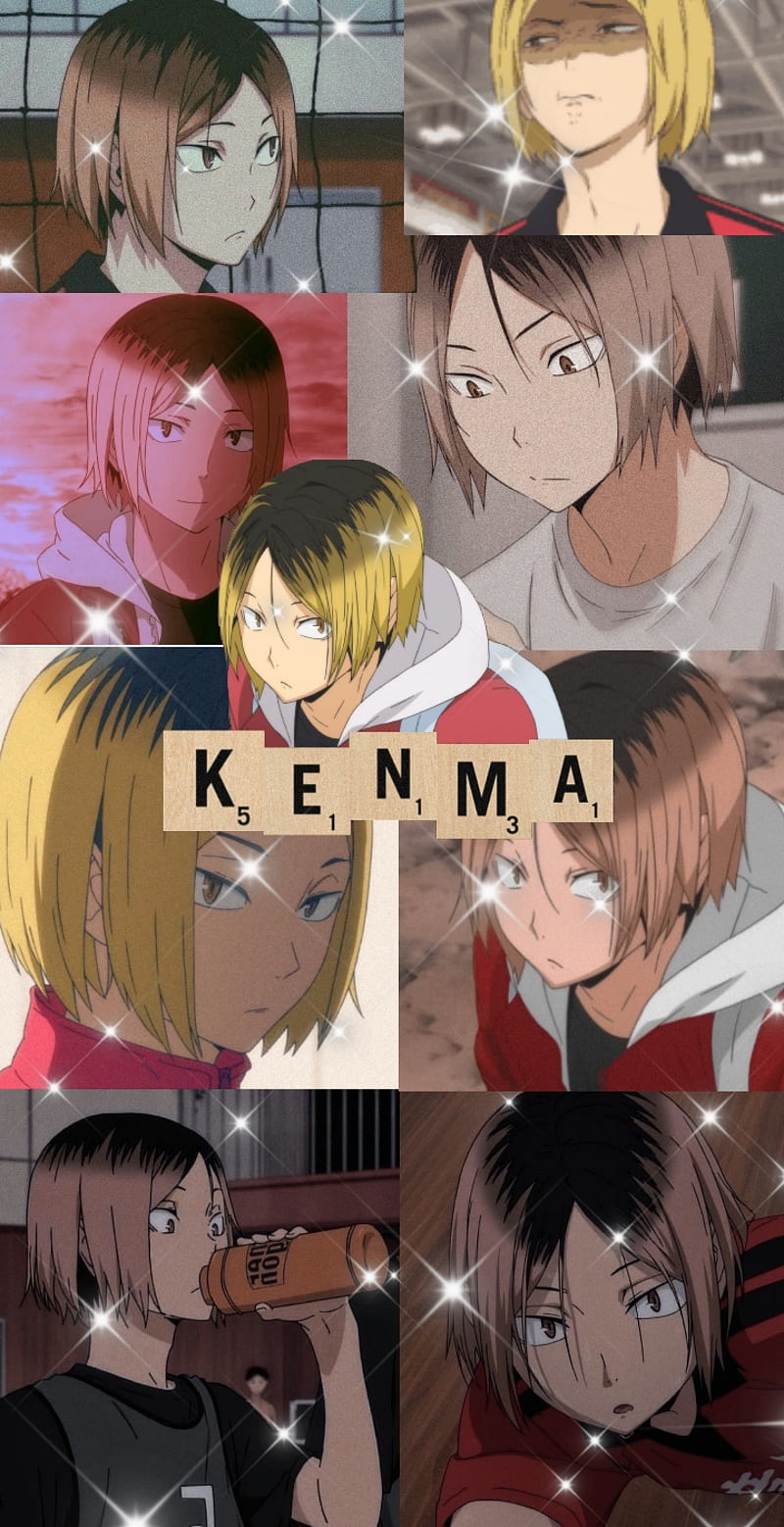 kenma, anime, anime boy, glitter, haikyuu, kenma kozume, kozume, kozume kenma, kuroo, HD phone wallpaper