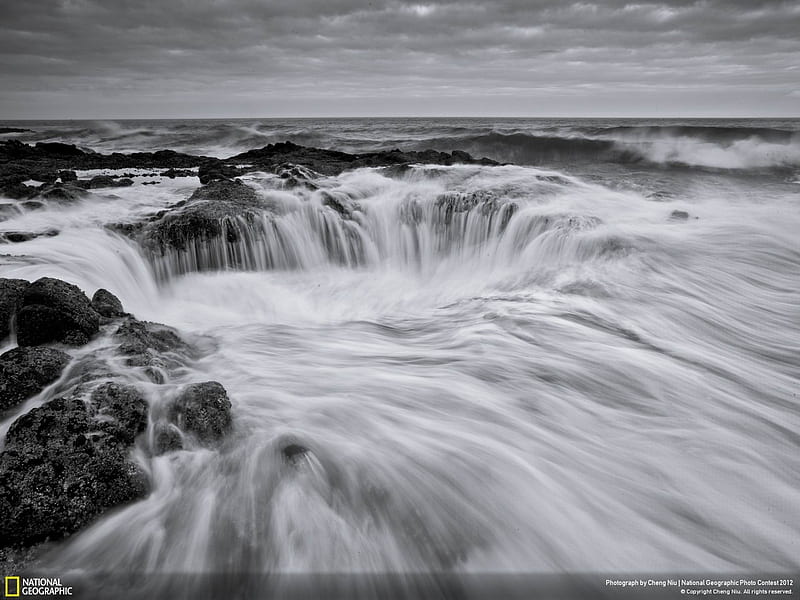 Fury of the Sea-2012 National Geographic graphy, HD wallpaper