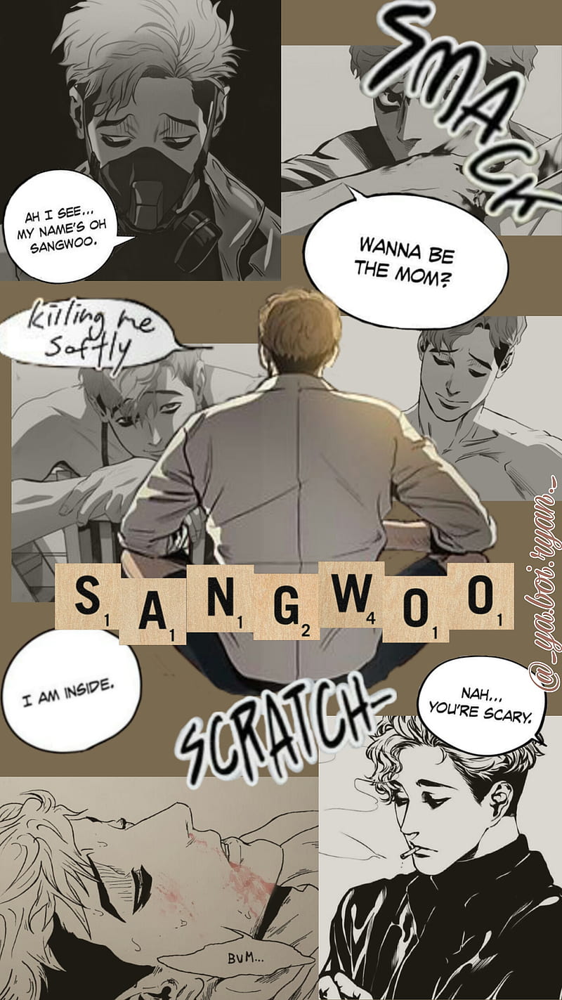 Oh Sangwoo, bl, killingstalking, koreanmanga, ks, manwha, ohsangwoo, psychological thriller, yaoi, HD phone wallpaper