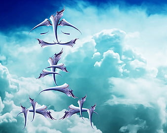 script cloud, nuage, thème, Fond d'écran HD
