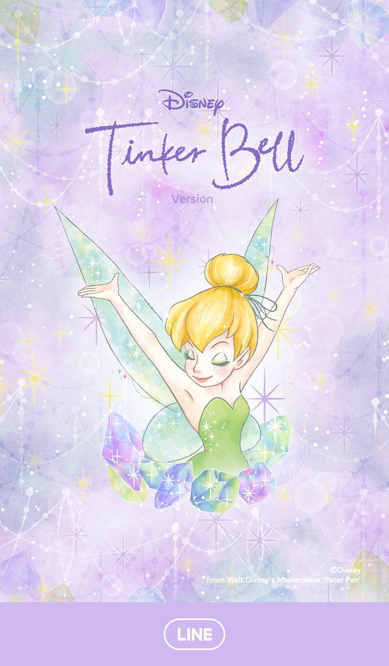 Tinker Bell (Jewel). Disney art, Disney phone , Disney, Tinkerbell, HD phone wallpaper