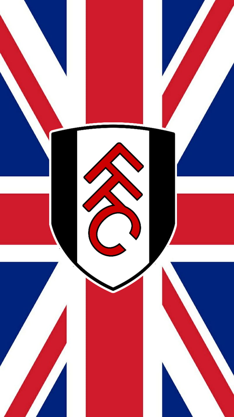 Fulham FC union jack, football, fulham, fulham fc, great britain, kingdom, union jack, united, HD phone wallpaper