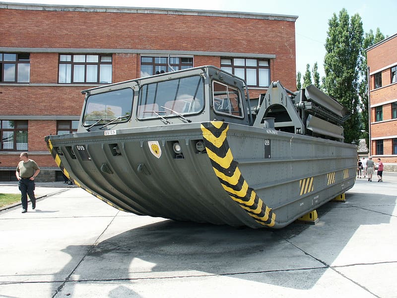 Military, Mobile Floating Assault Bridge, HD wallpaper