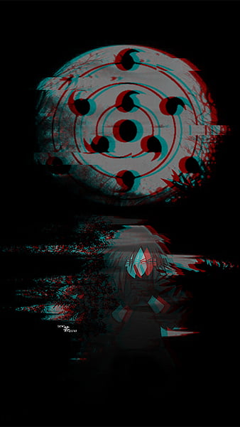 KAKASHI, anime, dark, edit, gang, luz, rinnegan, sharingan, trash, trxsh,  HD phone wallpaper