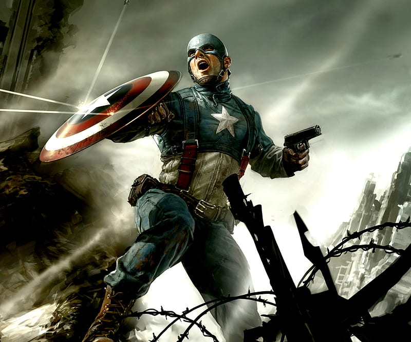 The First Avenger, america, avengers, captain, marvel, steve rogers, HD wallpaper