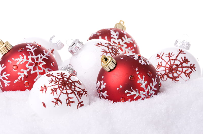 Christmas balls, red, pretty, bonito, ball, nice, beauty lovely ...