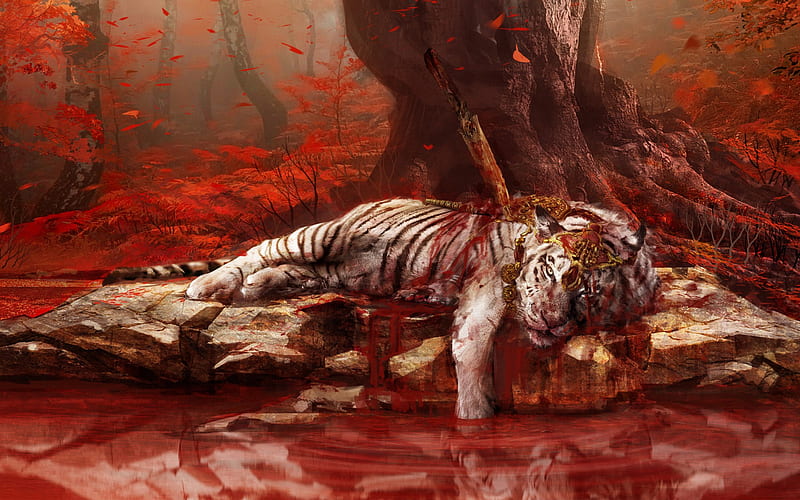 Dead Tiger In Far Cry 4, far-cry, games, pc-games, ps-games, xbox-games, HD wallpaper