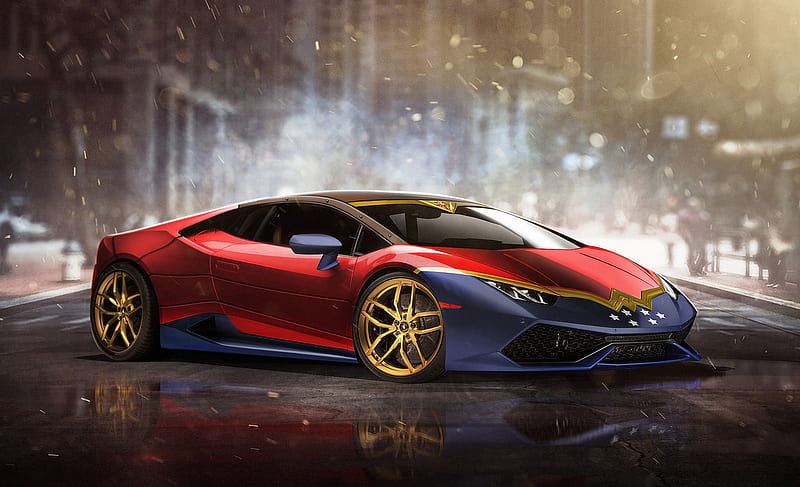 Lamborghini Huracan Wonder Woman, lamborghini-huracan, wonder-woman,  carros, HD wallpaper | Peakpx