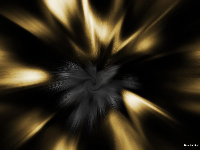 abstract 65.jpg, glow, gold, black rays, HD wallpaper