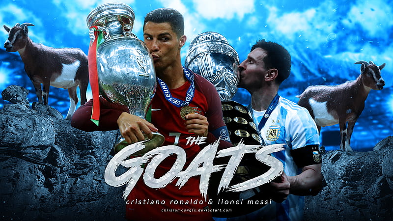 Soccer, Cristiano Ronaldo, Lionel Messi, HD wallpaper