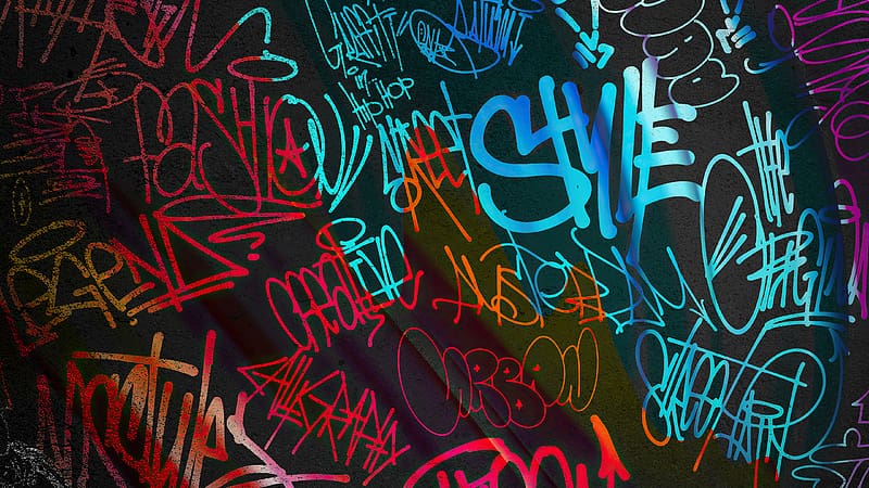 Graffiti Typos, typography, HD wallpaper