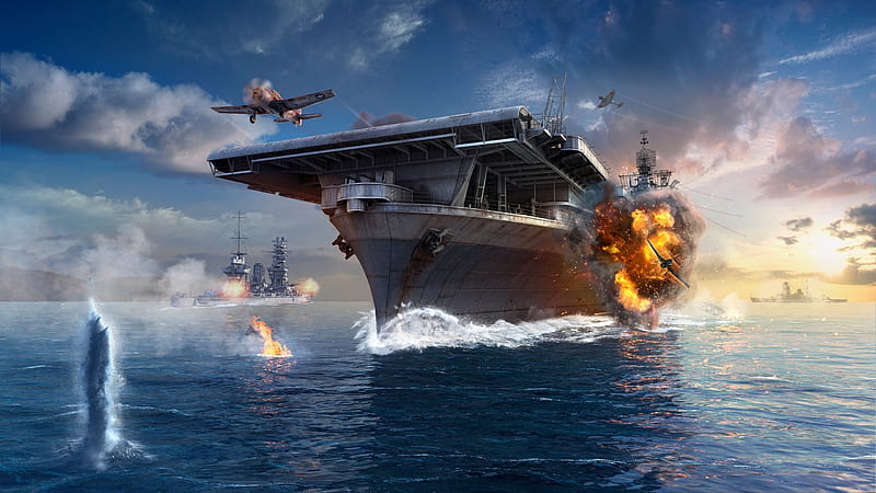 World Of Warships 2, world-of-warships, games, pc-games, ps-games, xbox-games, HD wallpaper
