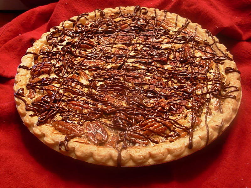 A Southern Tradition, southern, tradition, food, pecan pie, HD wallpaper