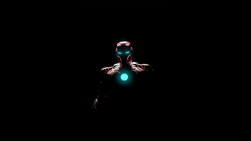 Iron Man Arc Reactor Glowing, iron-man, superheroes, artist, artwork, digital-art, HD wallpaper