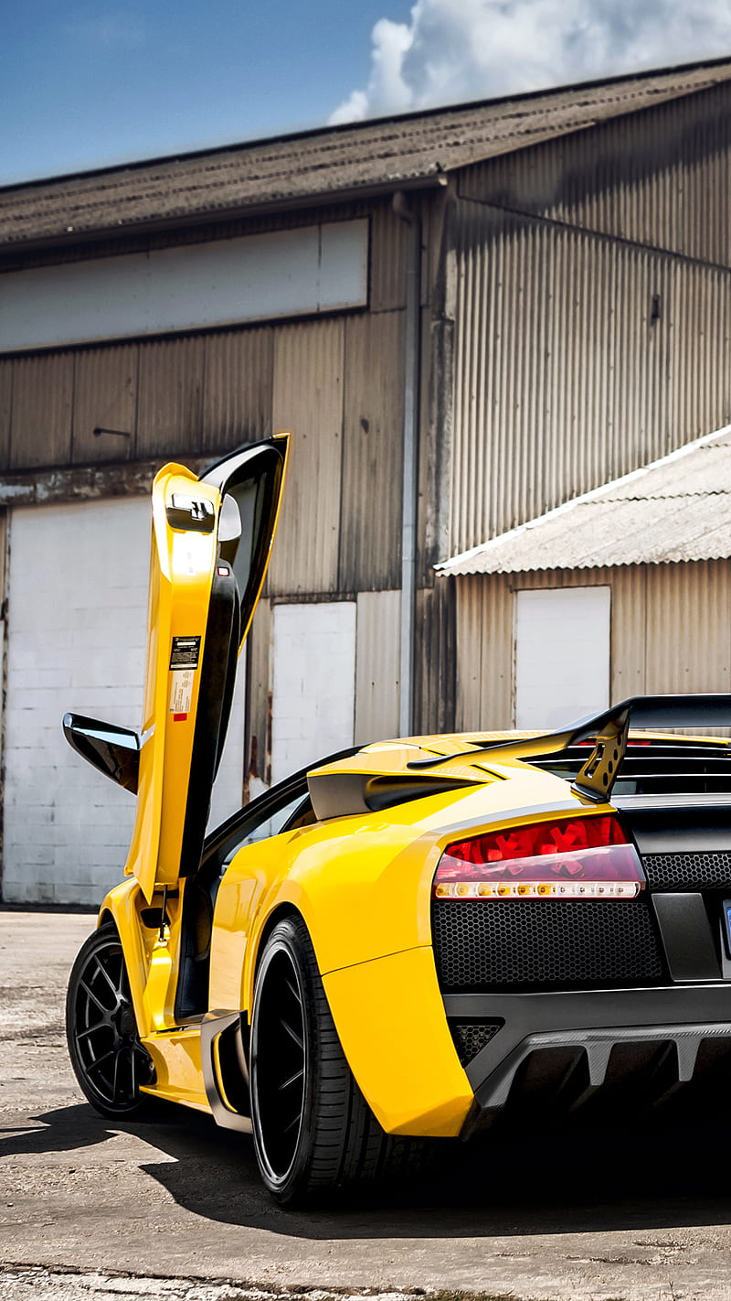 HD lamborghini murcielago yellow wallpapers | Peakpx