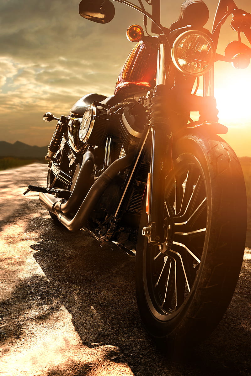 Harley, bike, heavy, motorcycle, ride, super, HD phone wallpaper