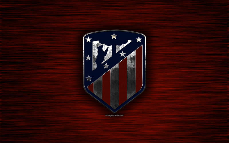 Atletico Madrid, club, football, logo, soccer, team, HD wallpaper
