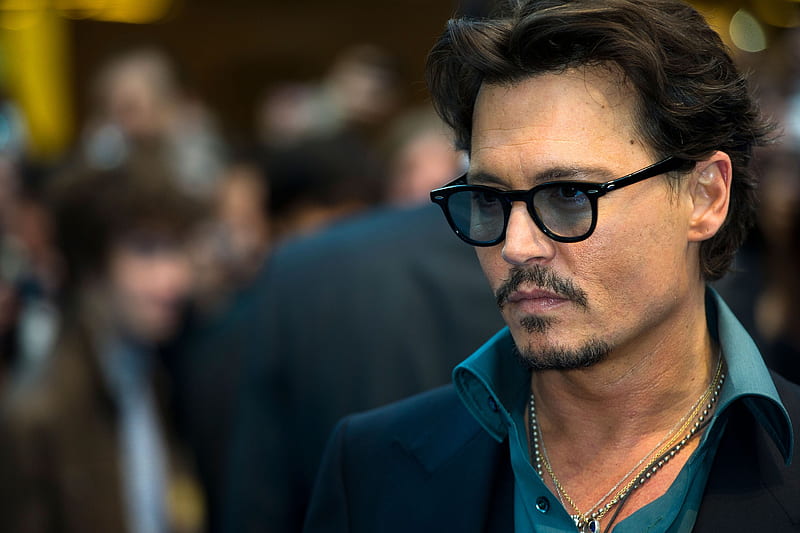 Johnny Depp, gafas sol, hombre, actor, de pantalla HD | Peakpx