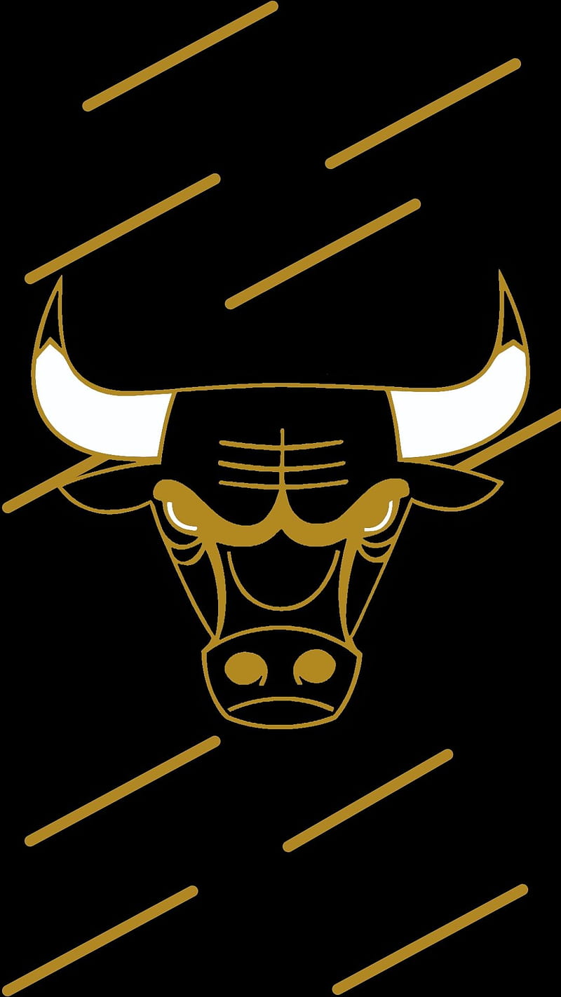 Bulls (Golden L), Chicago Bulls, Basquete, Símbolo, HD phone wallpaper