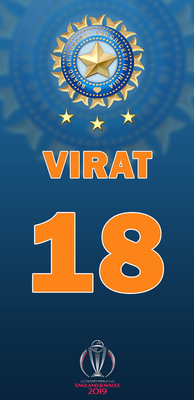 Virat-18, 18, bcci, cricket, kohli, virat, world cup, HD phone wallpaper